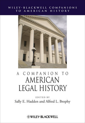 A Companion to American Legal History, ISBN-13: 978-1444331424