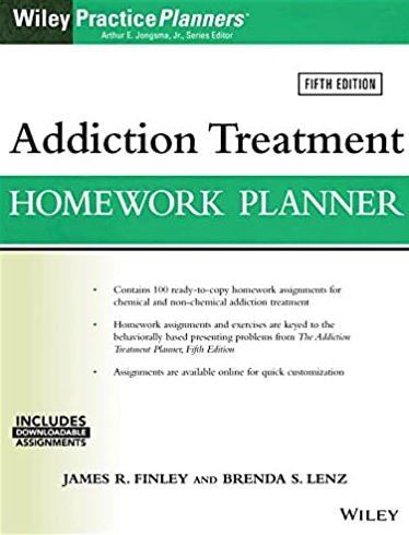 Addiction Treatment Homework Planner 5th Edition, ISBN-13: 978-1119278047