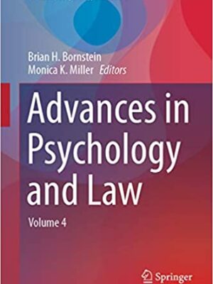 Advances in Psychology and Law: Volume 4 – eBook PDF