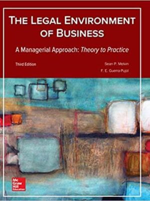 The Legal Environment of Business, A Managerial Approach (3rd Edition) – eBook PDF