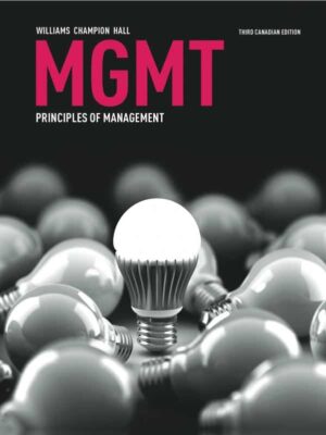 MGMT: principles of management (3rd Canadian Edition) – eBook PDF