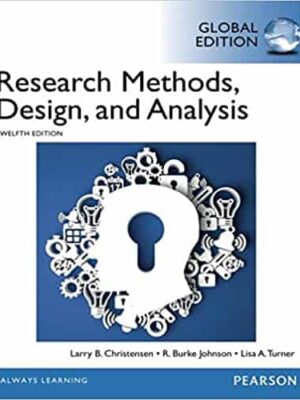 Research Methods, Design, and Analysis (12th Global Edition) – eBook PDF