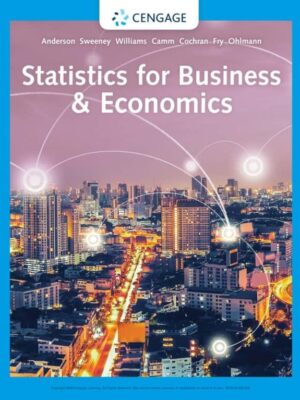 Statistics for Business and Economics (14th Edition) – eBook PDF