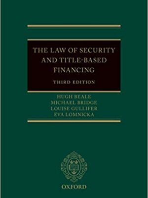 The Law of Security and Title-Based Financing (3rd Edition) – eBook PDF