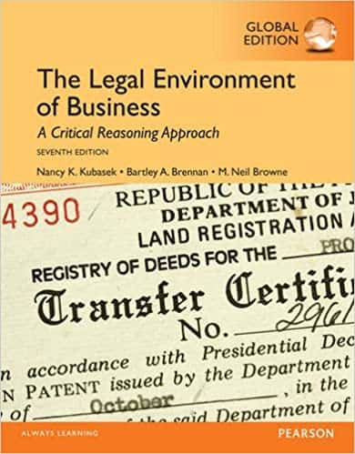 The Legal Environment of Business (7th Global Edition) – eBook PDF